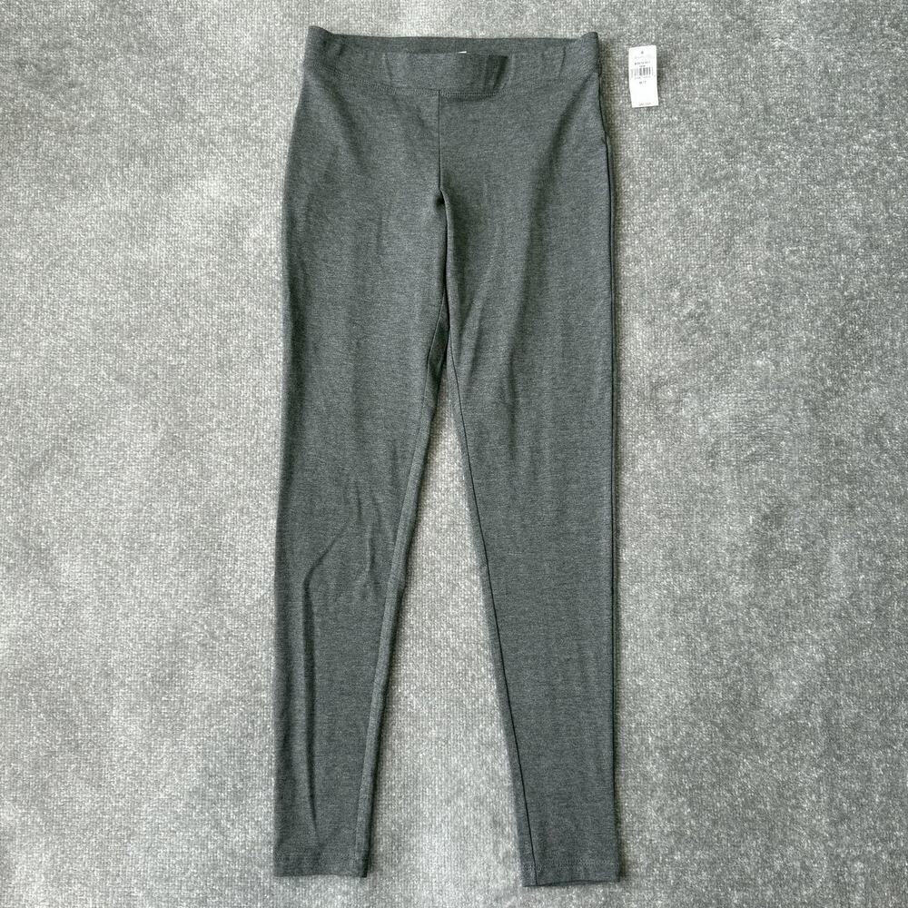 GAP Leggings Womens Medium Tall Gray Stretch Pants Casual Fall Autumn NEW